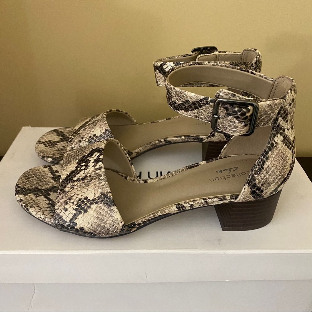 Clarks Elisa Dedra Women's Block Heel Sandals